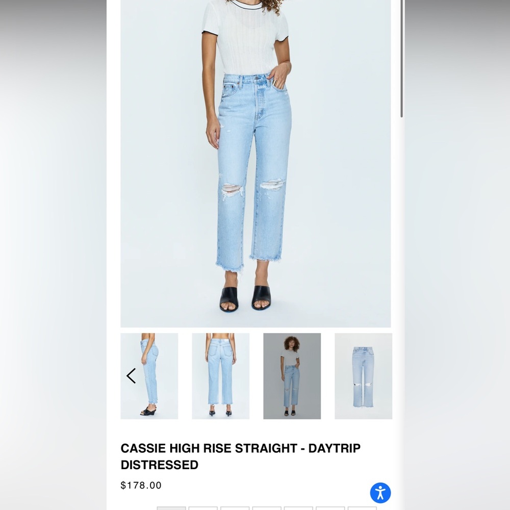 NWT Pistola Cassie jeans